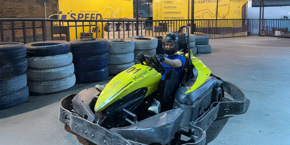 advanced go karting moves Weight Shifting