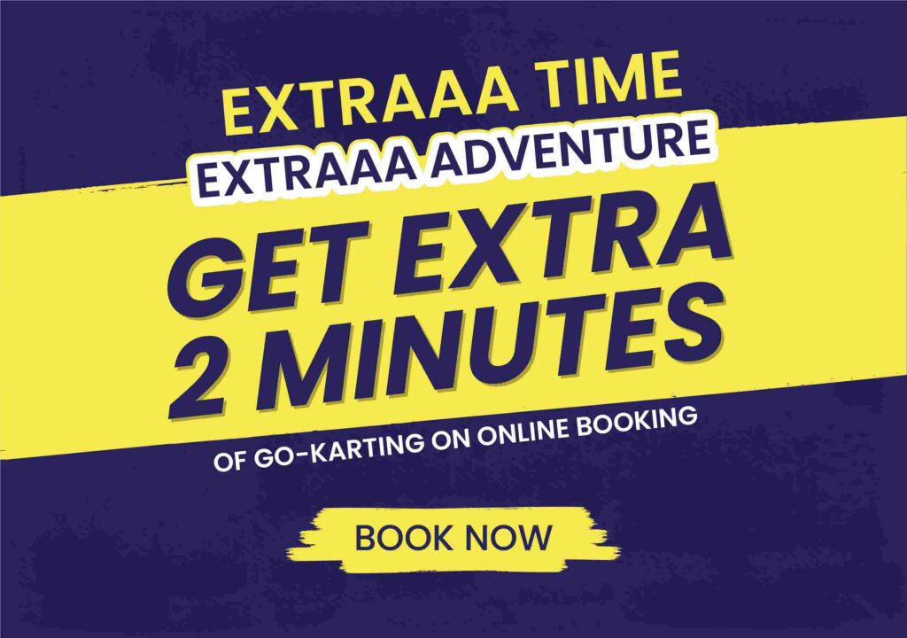 go karting mumbai extra 2 minutes